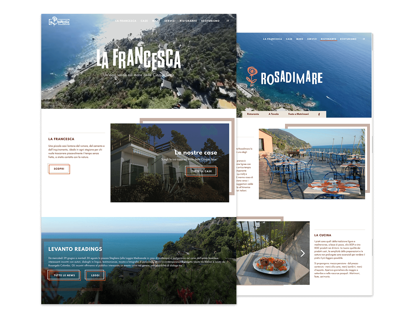 La Francesca villages user interface